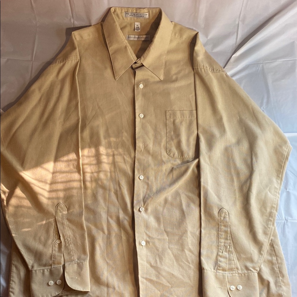 Geoffrey Beene Light Tan Shirt